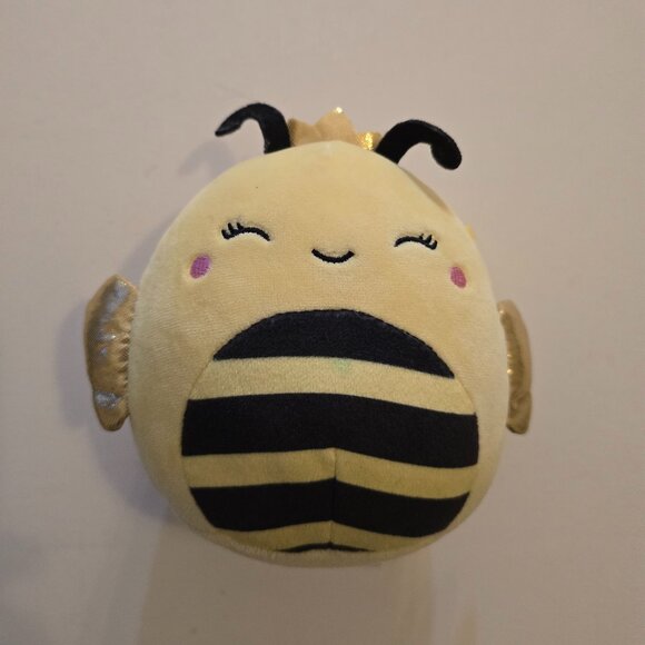 Squishmallows Other - Squishmallow 5" Sunny Queen Bee Smiling Eyes Gold Wings Insect Plush
